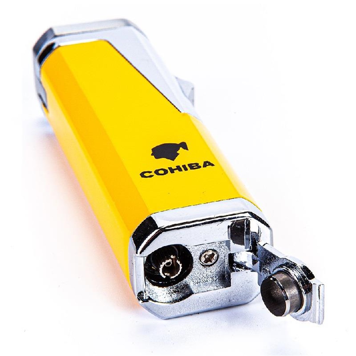 Cohiba Sarı-Siyah İkili Çakmak Kesici Puro Set