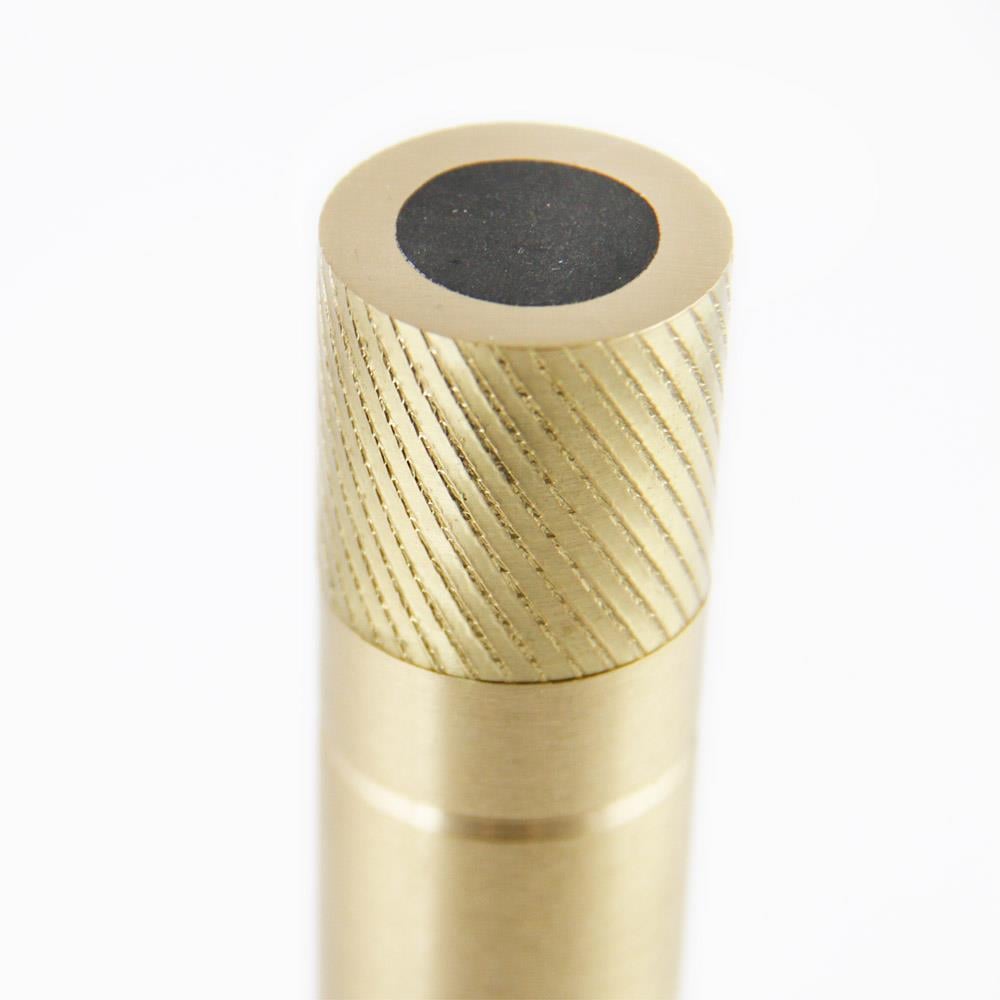 Coho Box Brazen Pirinç Puro Kapsülü & Kibritlik & Puro İğne Seti