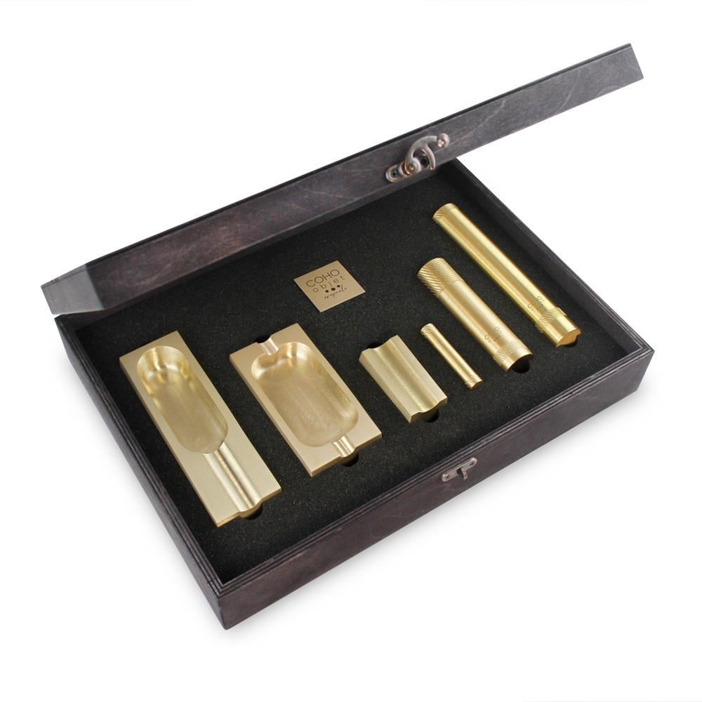 Coho Patron Passion Edition Pirinç Puro Küllük & Full Aksesuar Seti