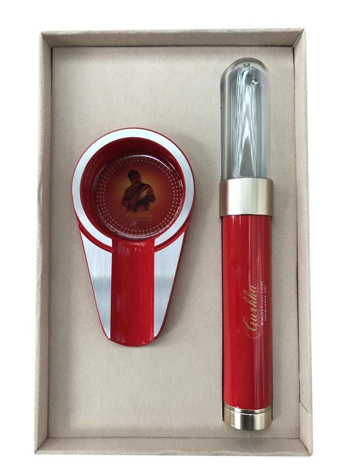 TR2144,Gurkha Küllük Puro Tüpü İkili Set