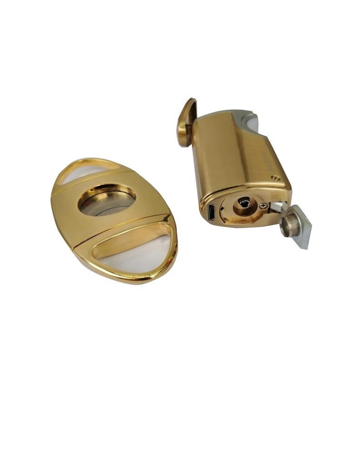 Parmida Çakmak Kesici İkili Gold Puro Set