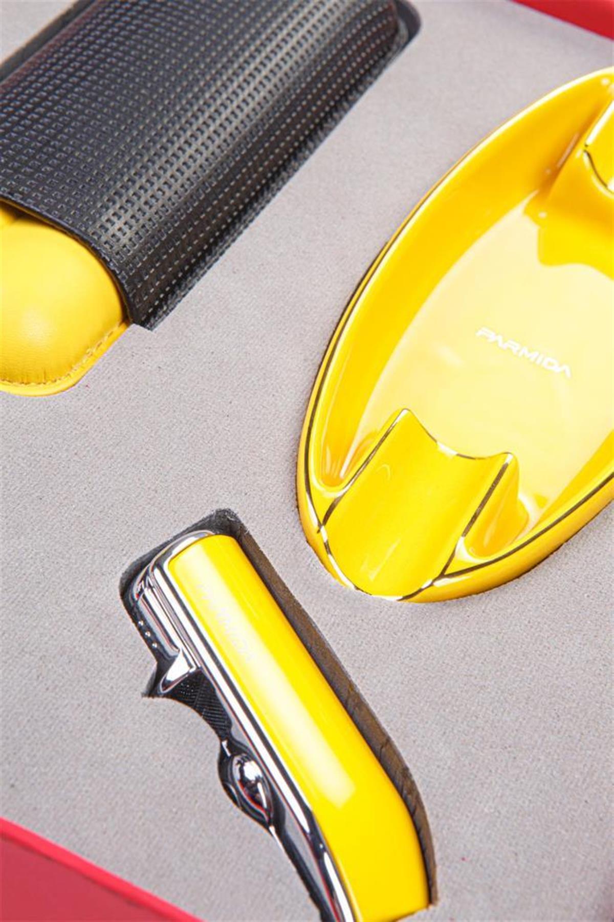 Parmida Çakmak Kılıf Küllük Sehpa Dörtlü Puro Seti