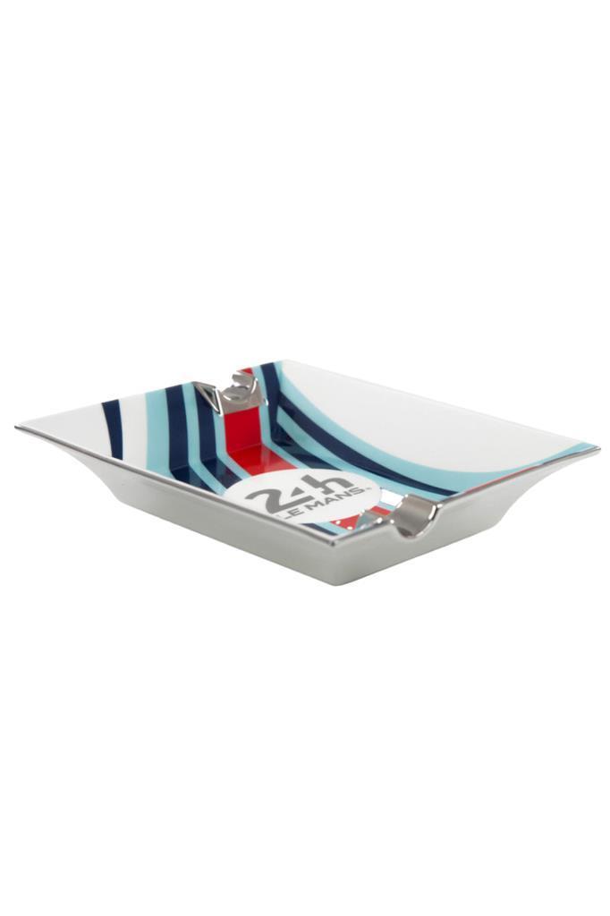 S.T. Dupont 24h Le Mans Beyaz-Krom Slim 7 Çakmak Küllük Premium Puro Seti - STDUP-7