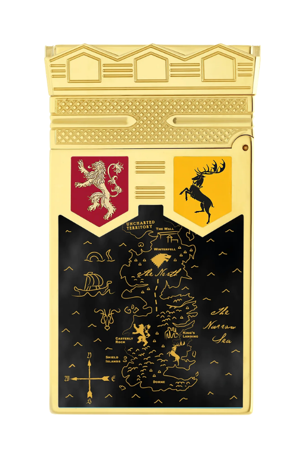 S.T. Dupont Game Of Thrones Le Grand Çakmak - Taht - Hatıra Parası Premium Set C23087