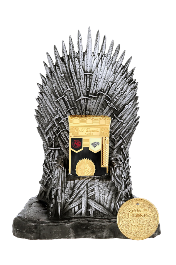 S.T. Dupont Game Of Thrones Le Grand Çakmak - Taht - Hatıra Parası Premium Set C23087