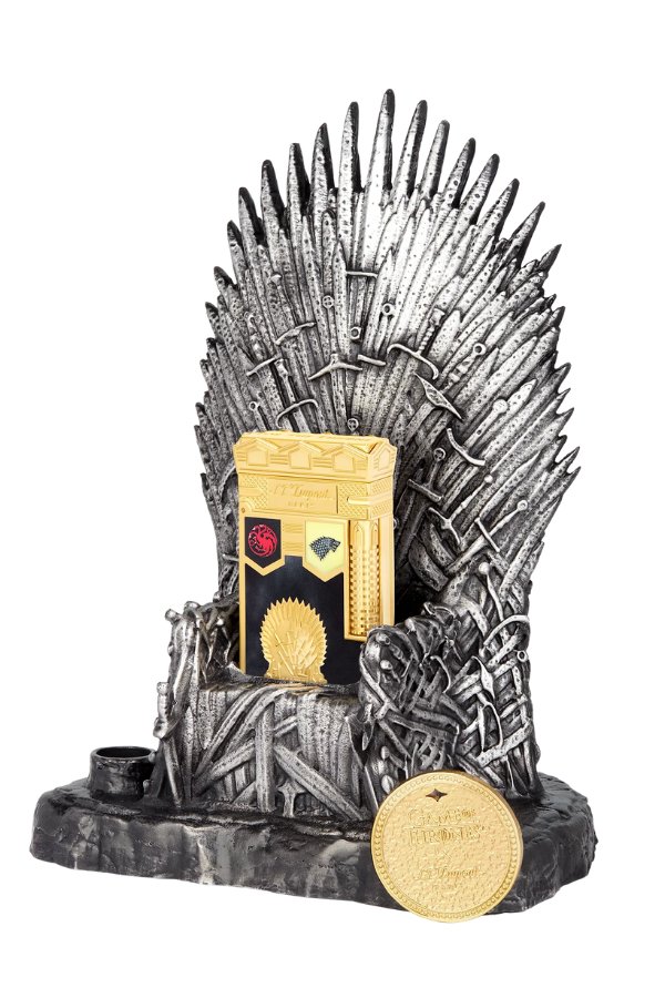 S.T. Dupont Game Of Thrones Le Grand Çakmak - Taht - Hatıra Parası Premium Set C23087