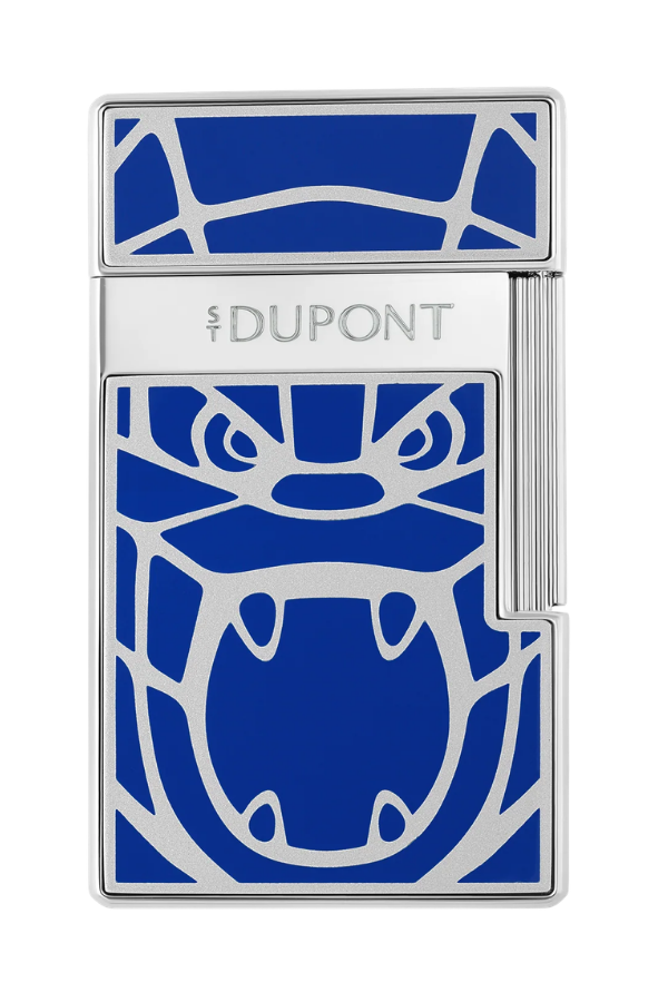 S.T. Dupont Orlinski Series Biggy Mavi Gümüş Puro Çakmağı 25064