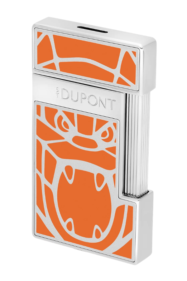 S.T. Dupont Orlinski Series Slimmy Turuncu Gümüş Puro Çakmağı 28063