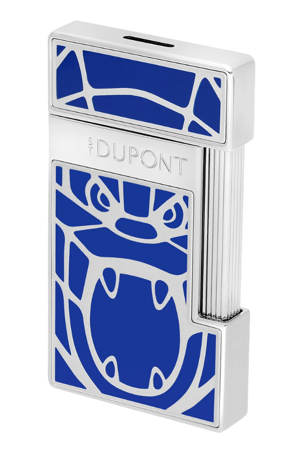 S.T. Dupont Orlinski Series Slimmy Mavi Gümüş Puro Çakmağı 28064