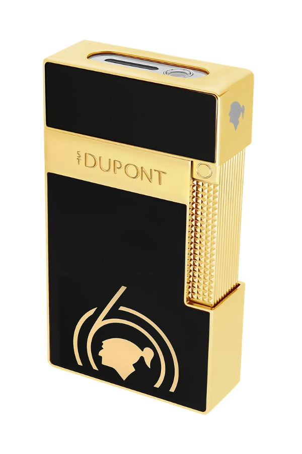 S.T. Dupont Cohiba 60. Yıl Özel Üretim Siyah Gold Tek Torch & Soft Flame Masa Tipi Puro Çakmağı T20472