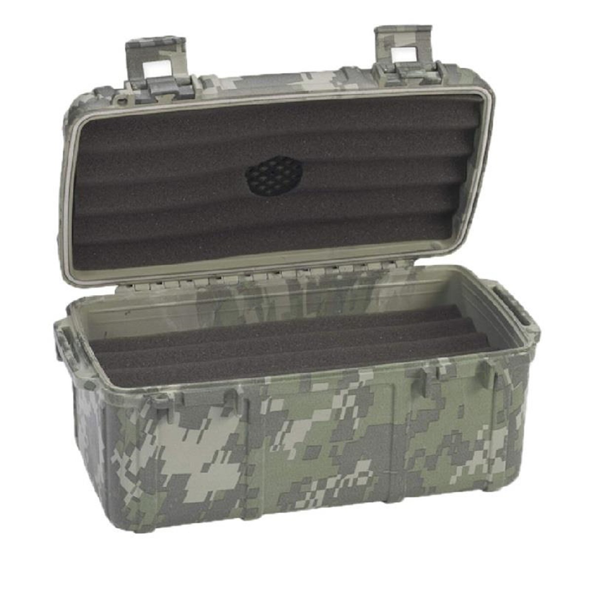 Cigar Caddy 15 Kamuflaj Travel Humidor Puro Kutusu