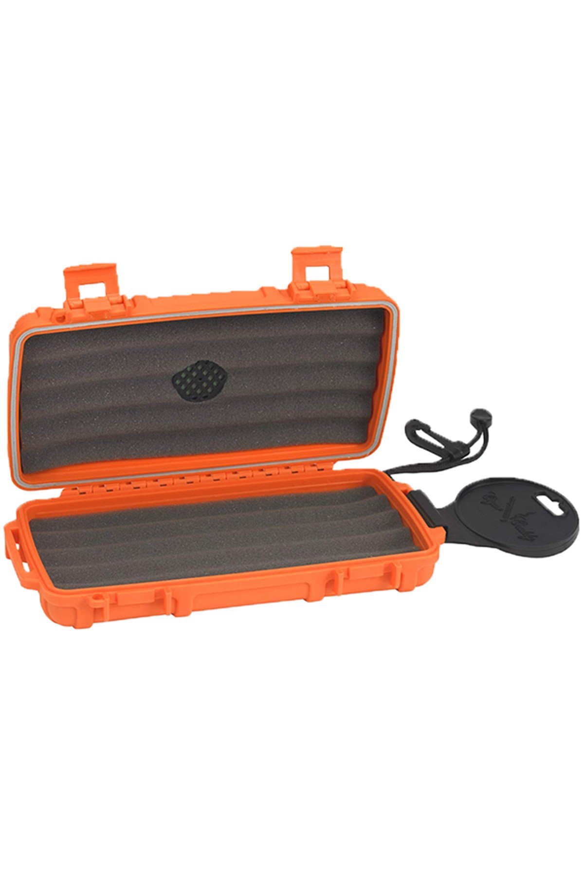 Cigar Caddy 5 Orange Travel Humidor Puro Kutusu