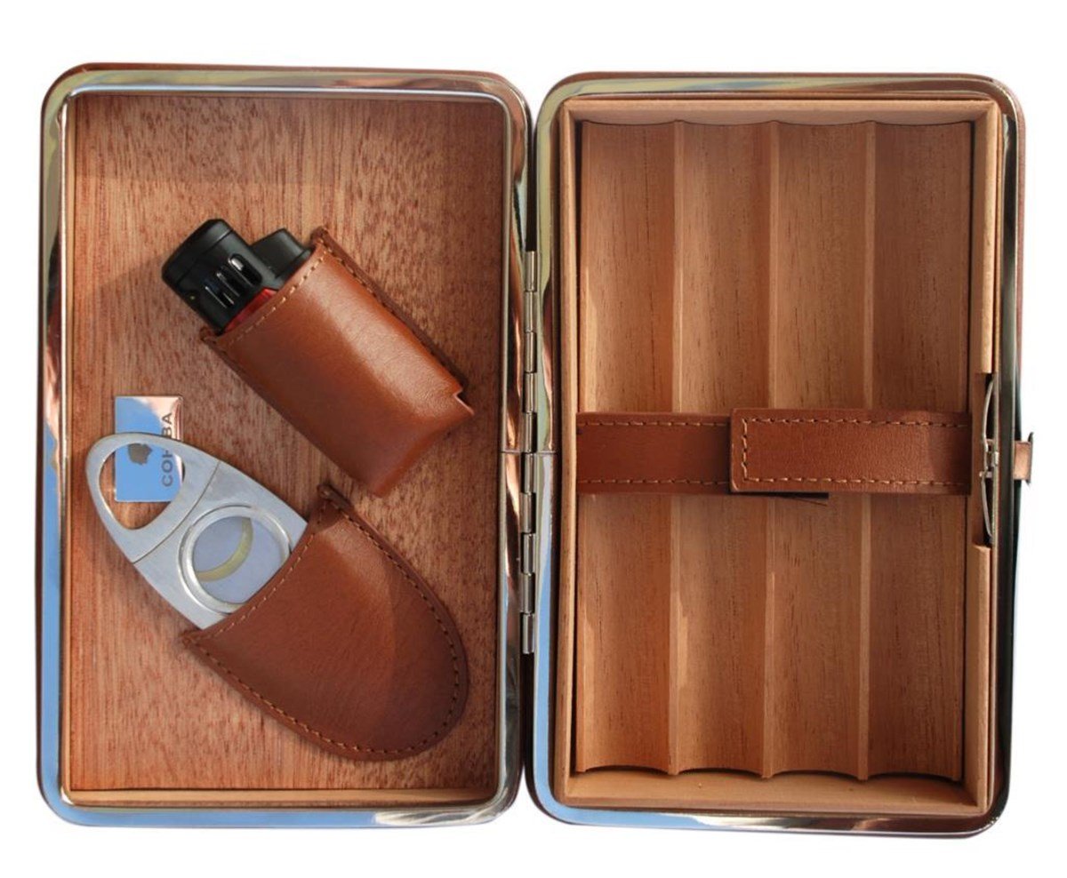 Cohiba Açık Kahverengi Puro Taşıma Çantası