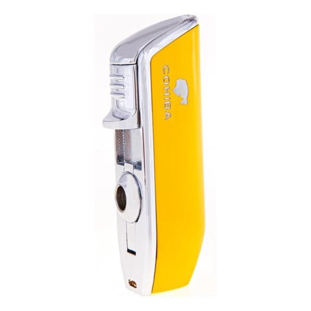 Cohiba Siyah-Sarı Çakmak Kesicili Puro Taşıma Çantası