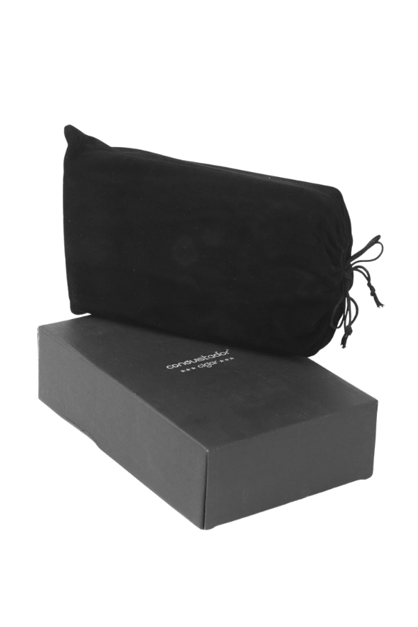 Conquistador Gunmetal Siyah 10 Kapasite Seyahat Humidor Puro Kutusu