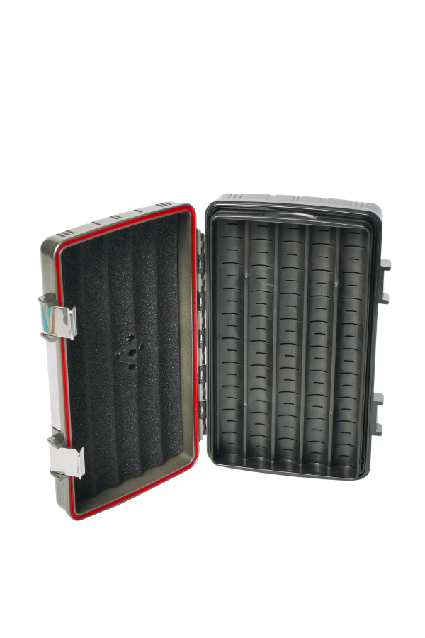 Firebird Seyahat Tipi 10 Gümüş Humidor Puro Kutusu