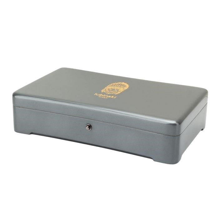 Lubinski Yeni Stil Slim Puro Kutusu Humidor Lake Gri 12s