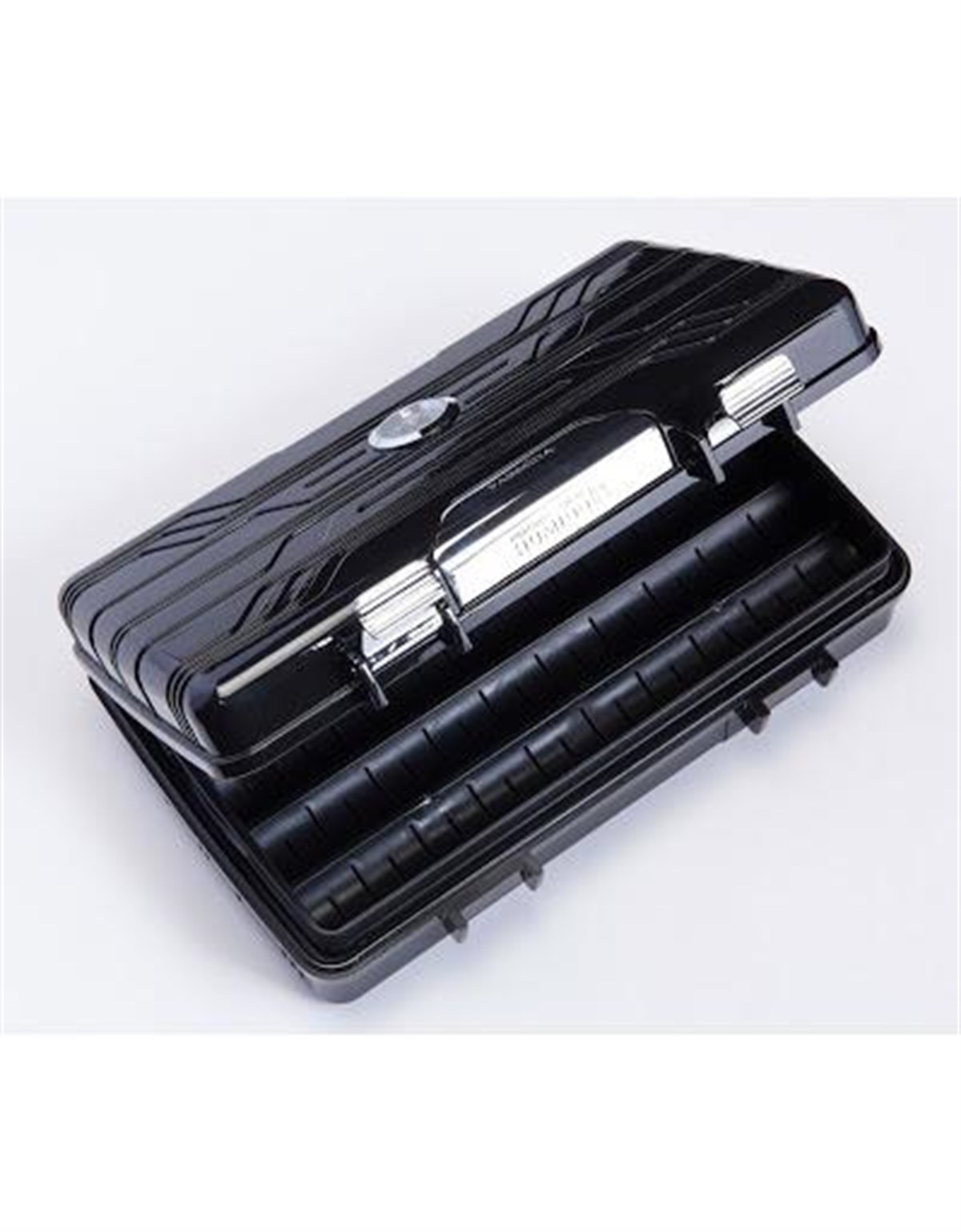 Parmida Siyah Seyahat Tipi Humidor Puro Kutusu