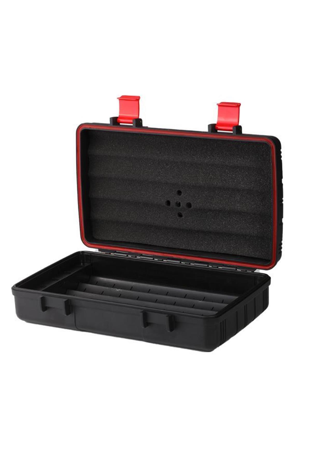 Parmida Seyahat Tipi Mat Siyah Humidor Puro Kutusu