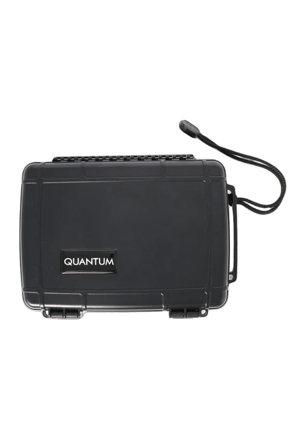 Quantum Seyahat Tipi 6 İçi Sedir Siyah Humidor Puro Kutusu