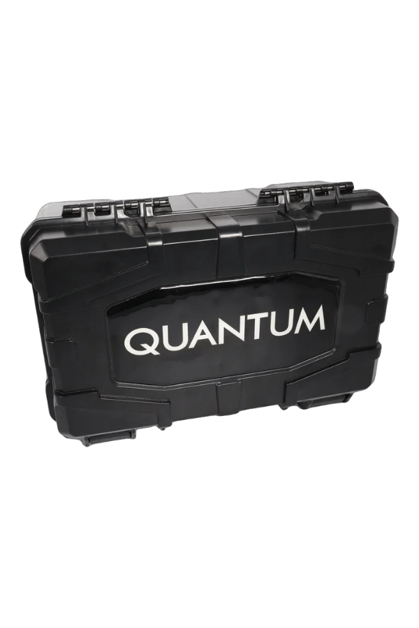 Quantum Seyahat Tipi 20 Taşıma Kulplu Siyah Humidor Puro Kutusu