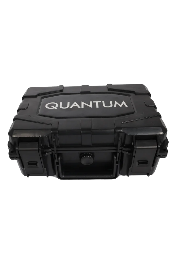 Quantum Seyahat Tipi 20 Taşıma Kulplu Siyah Humidor Puro Kutusu