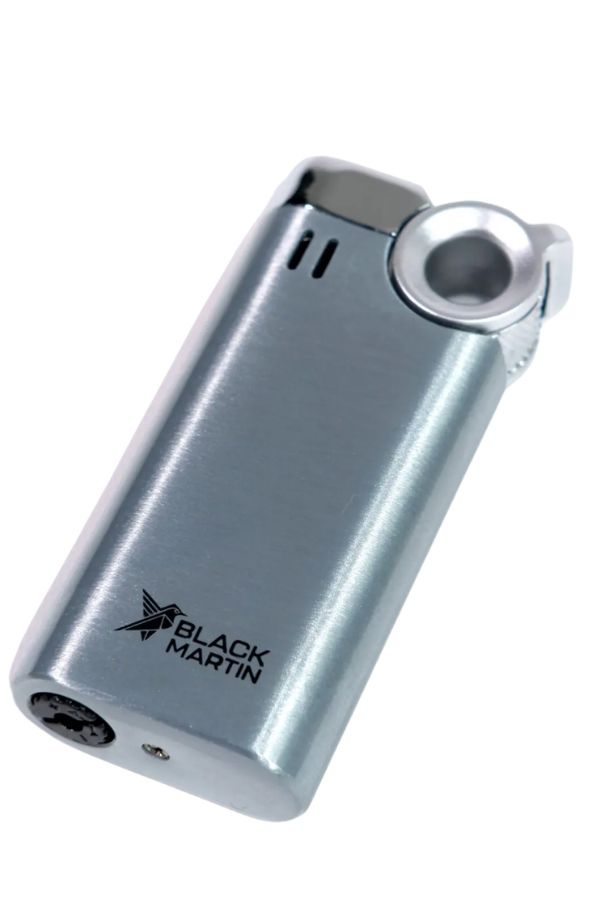 Black Martin Tek Torch Pürmüz Gümüş Puro Çakmağı