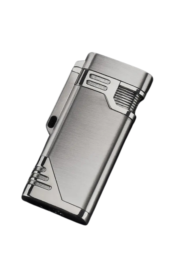 Black Martin Çift Torch Pürmüz Gunmetal Metal Puro Çakmağı