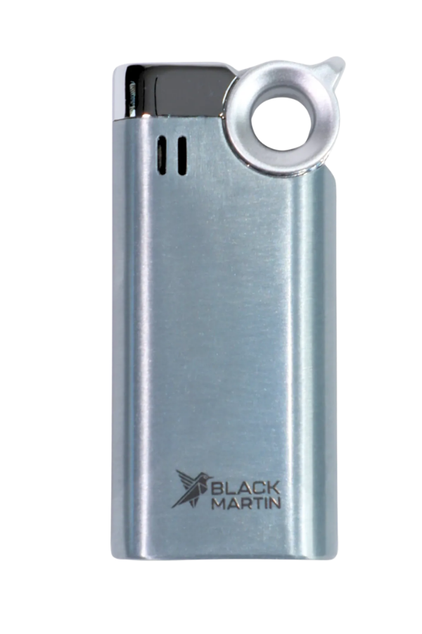 Black Martin Tek Torch Pürmüz Gümüş Puro Çakmağı