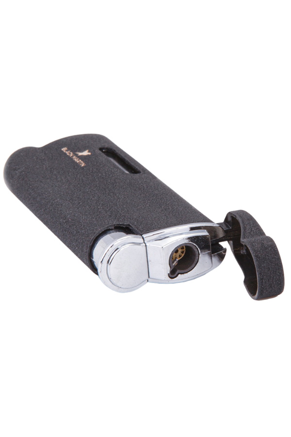 Black Martin Tek Torch Pürmüz Mat Siyah Metal Puro Çakmağı