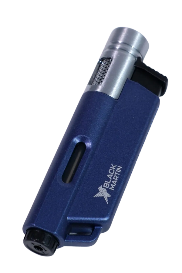 Black Martin Tek Torch Pürmüz Mavi Puro Çakmağı