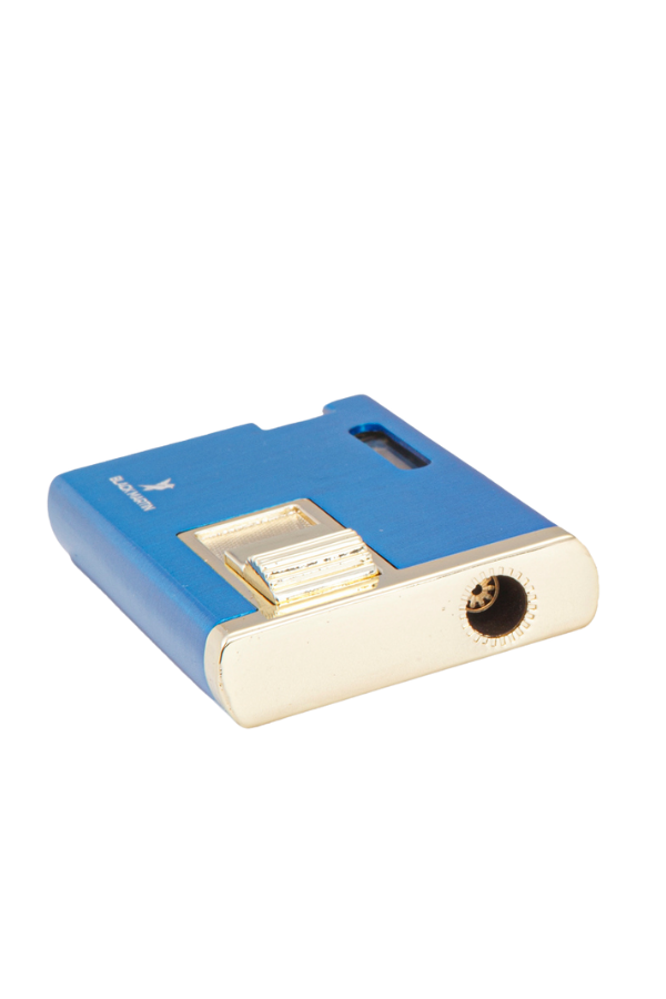 Black Martin Tek Torch Pürmüz Mavi-Gold Metal Puro Çakmağı