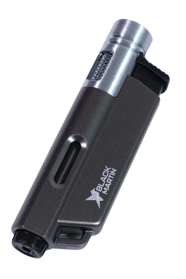 Black Martin Tek Torch Pürmüz Gunmetal Puro Çakmağı