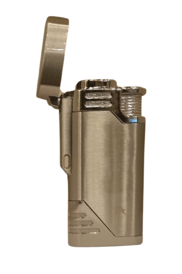 Black Martin Tek Torch Pürmüz Gümüş Metal Puro Çakmağı