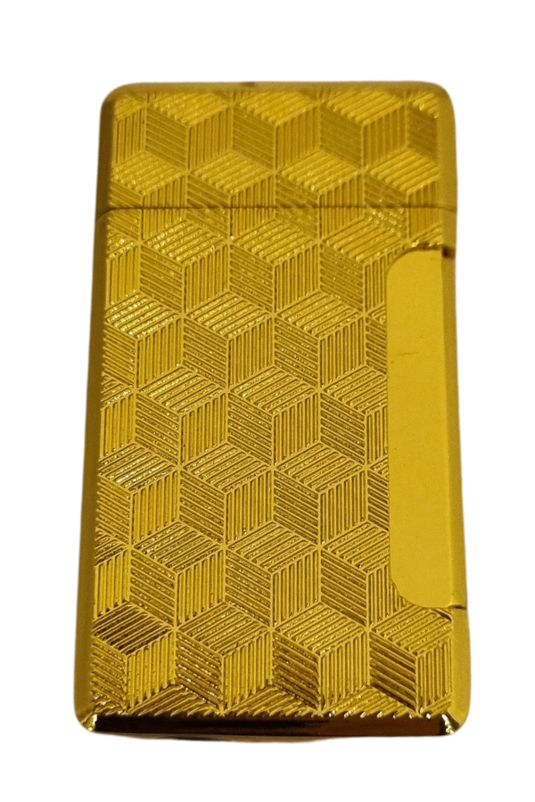 Black Martin Tek Torch Pürmüz Gold Desenli Metal Puro Çakmağı