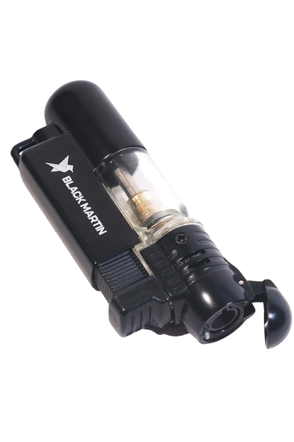 Black Martin Tek Torch Pürmüz Siyah Puro Çakmağı
