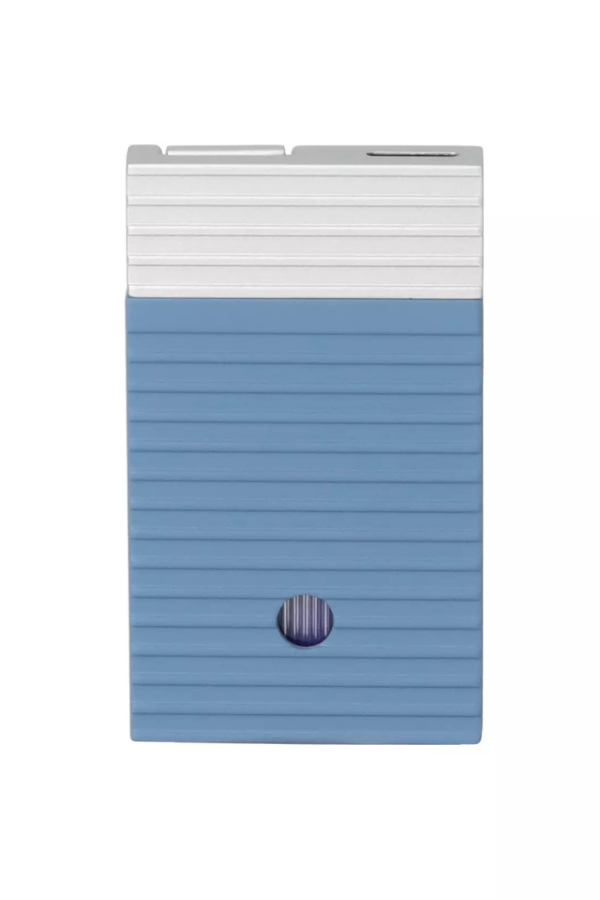 Caseti Perde Alev Turkuaz-Gümüş Desenli Çakmak