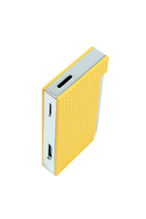 Caseti Tek Torch Perde Alev Sarı Metal Puro Çakmağı