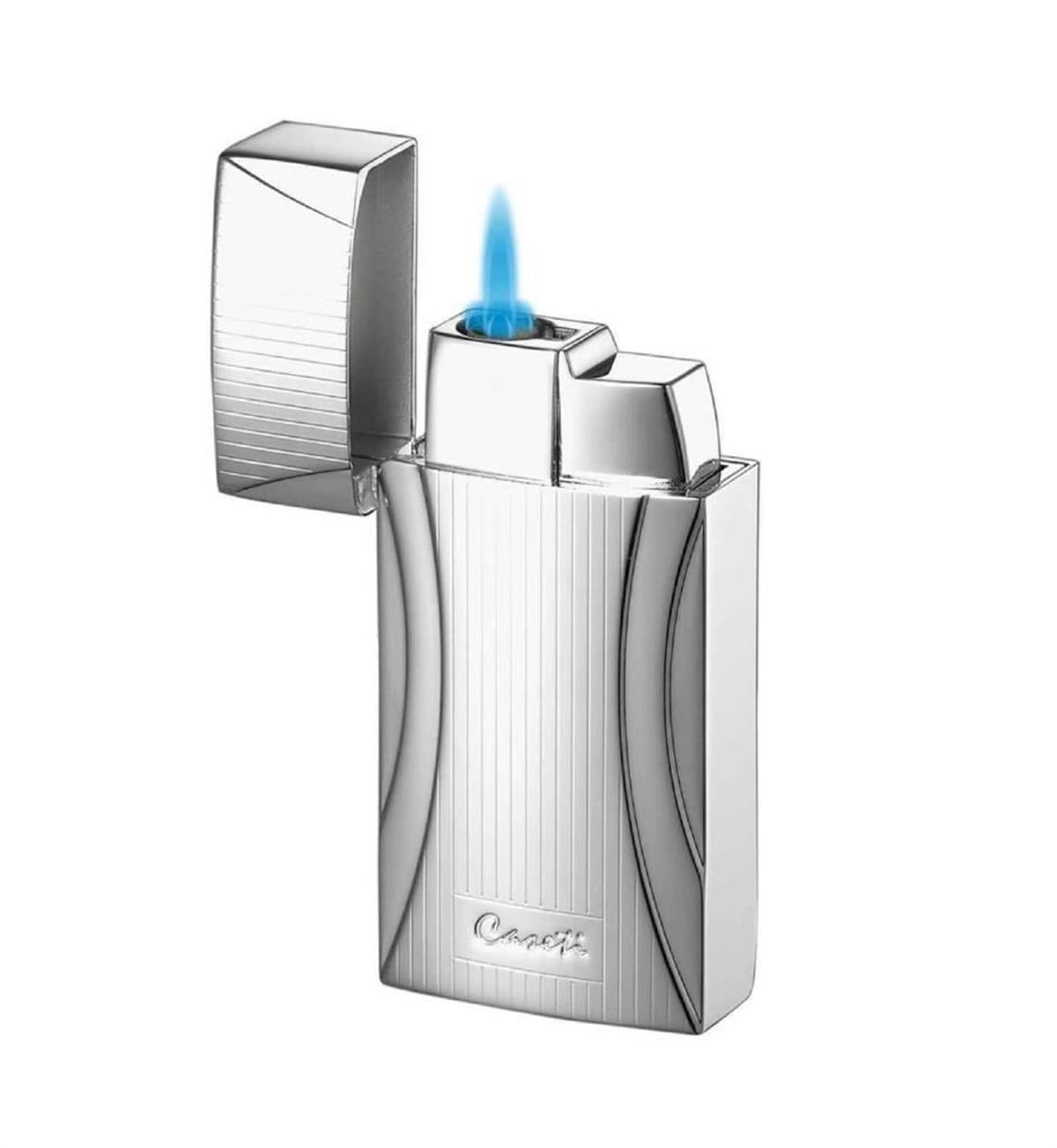 Caseti Tek Torch Pürmüz Gümüş Puro Çakmak CA0285B003
