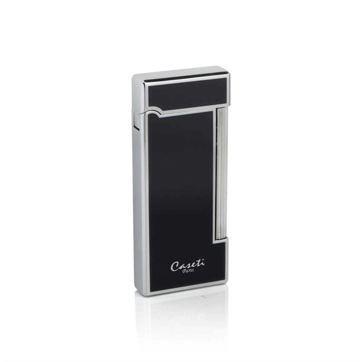 Caseti Tek Torch Pürmüz Siyah-Gümüş Puro Çakmak CA0243001