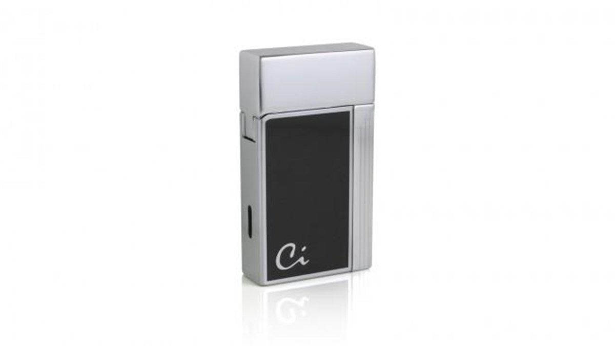 Caseti Tek Torch Pürmüz Siyah-Gümüş Puro Çakmak CA0160002