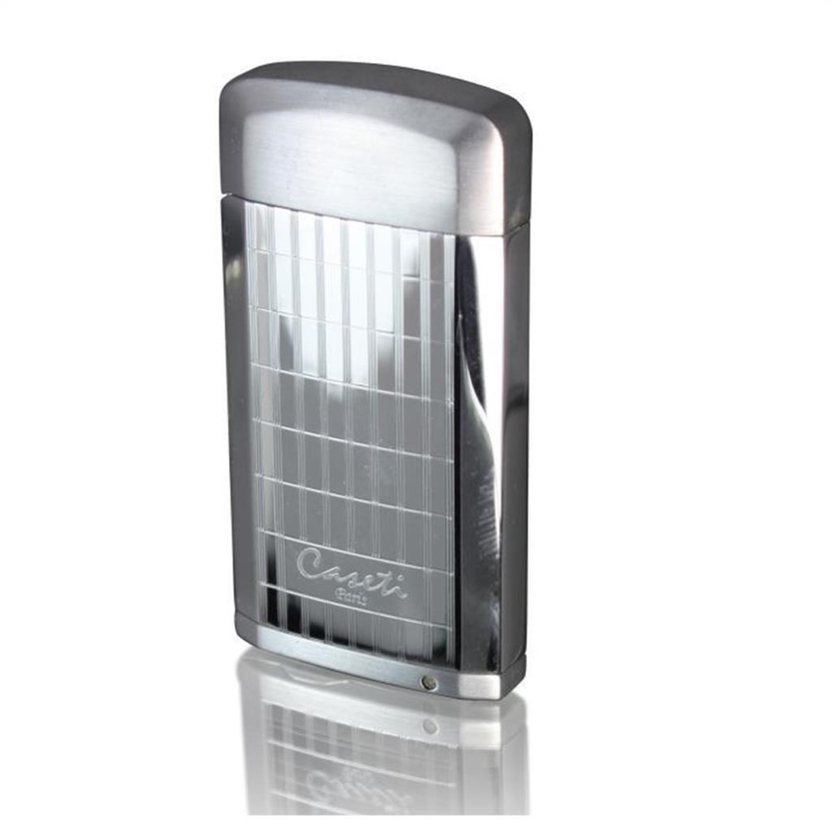 Caseti Tek Torch Pürmüz Gümüş Puro Çakmak CA0189001