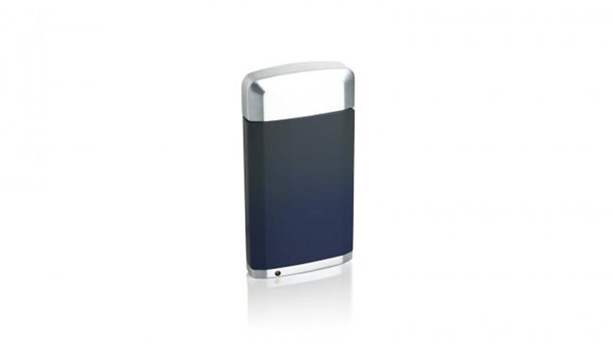 Caseti Tek Torch Pürmüz Lacivert-Gümüş Puro Çakmak CA0189003