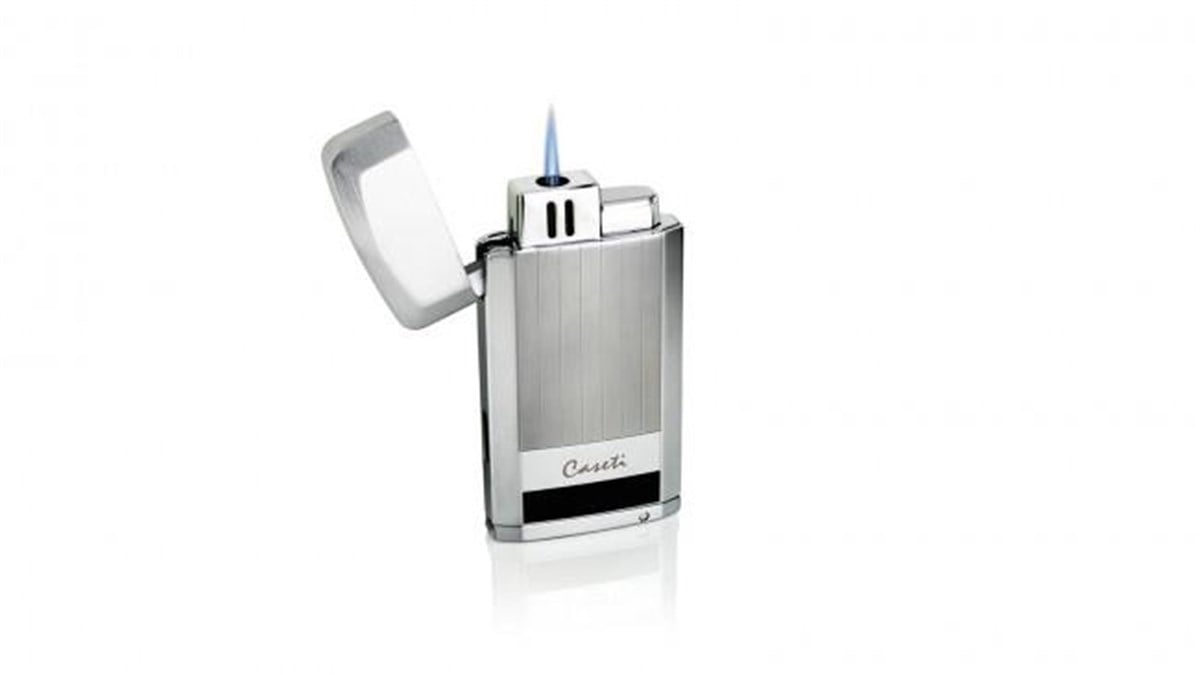 Caseti Tek Torch Pürmüz Gümüş Puro Çakmak CA0189005