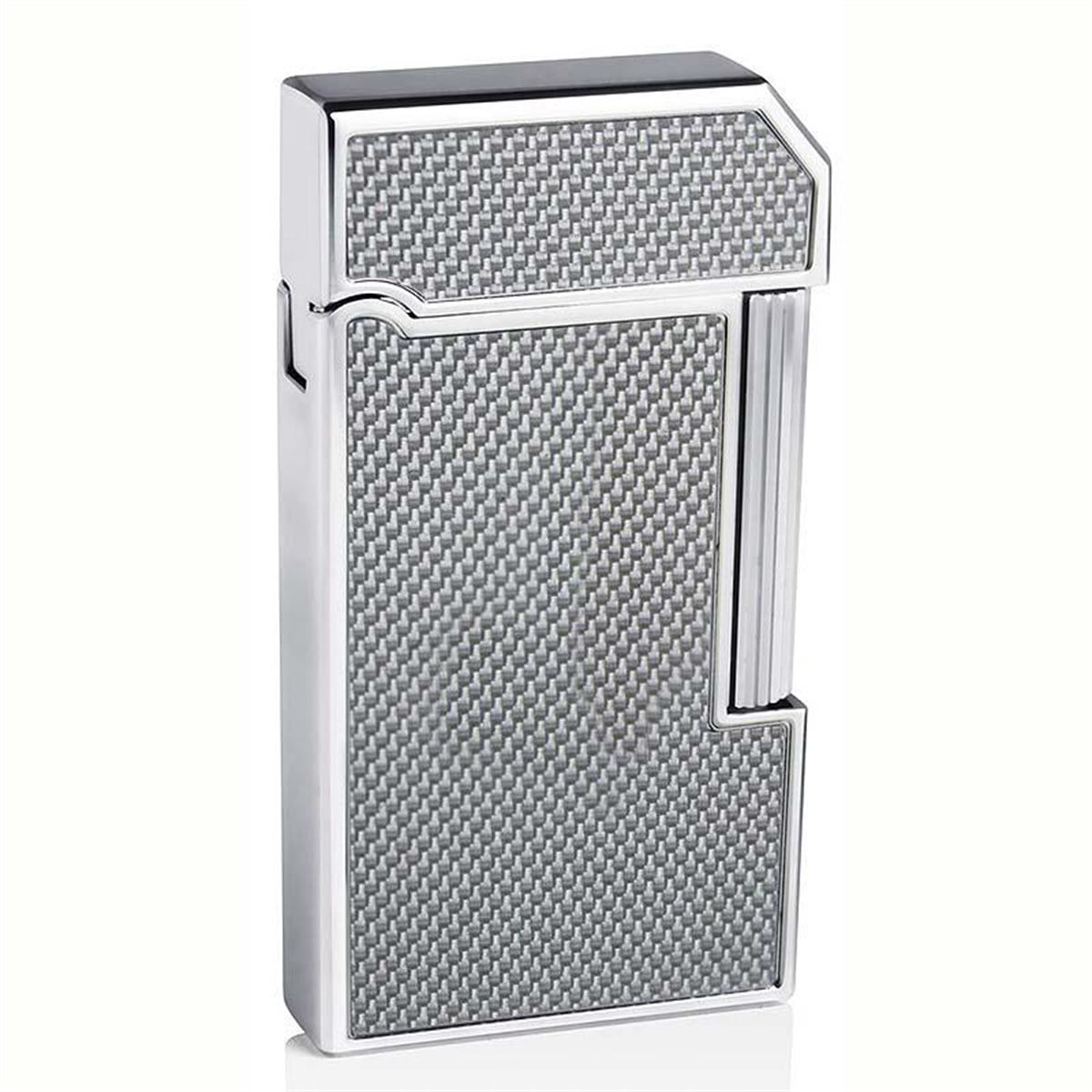Caseti Tek Torch Pürmüz Gümüş Desenli Puro Çakmak CA059008