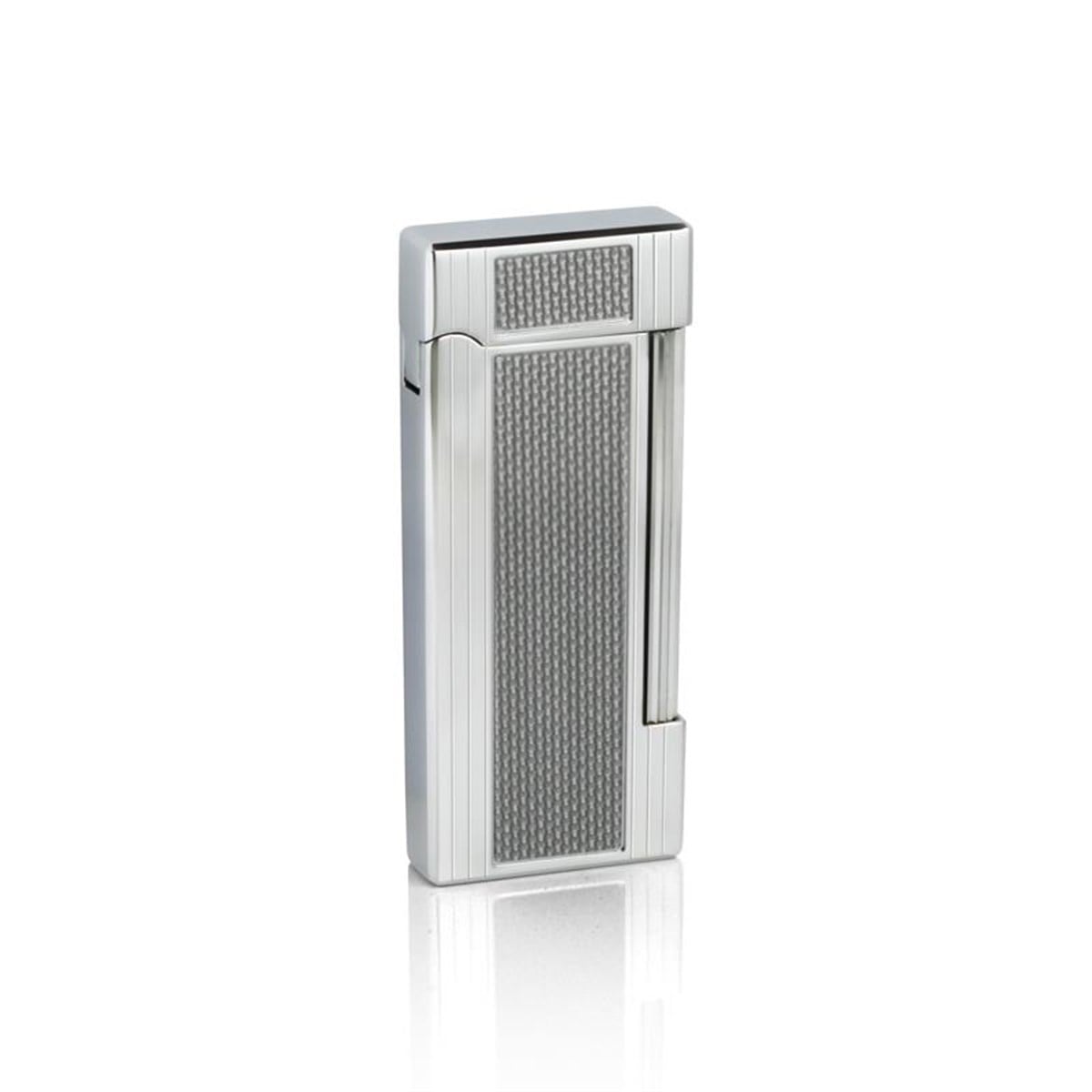 Caseti Tek Torch Pürmüz Gümüş Desenli Puro Çakmak CA02430011