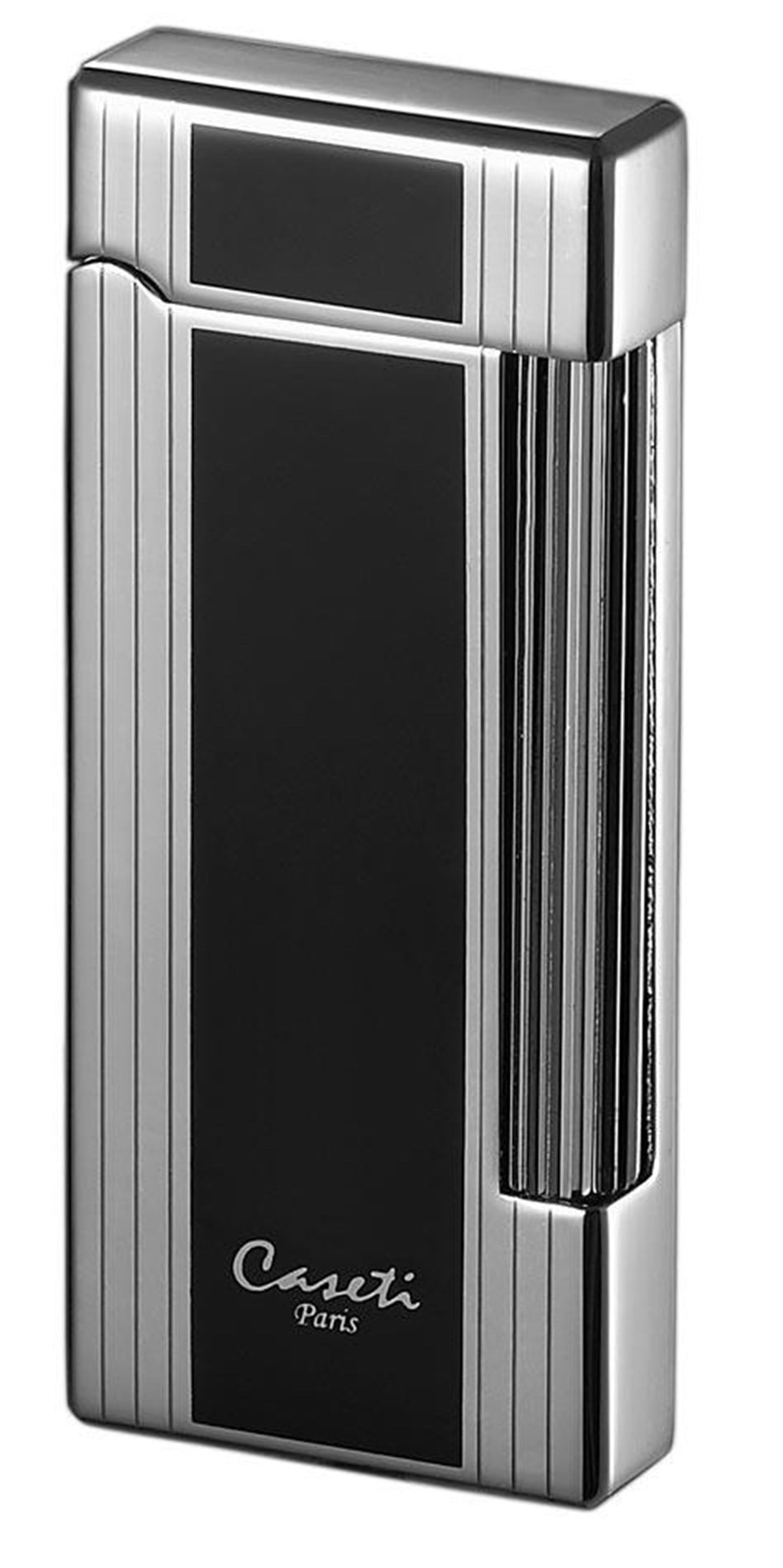 Caseti Tek Torch Pürmüz Siyah-Gümüş Puro Çakmak CA0243002