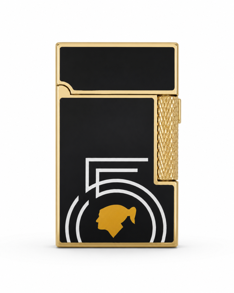 TR9903,Cohiba Behike Soft Flame & Tek Torch Pürmüz Sarı Siyah Nokta desenli Puro Çakmağı