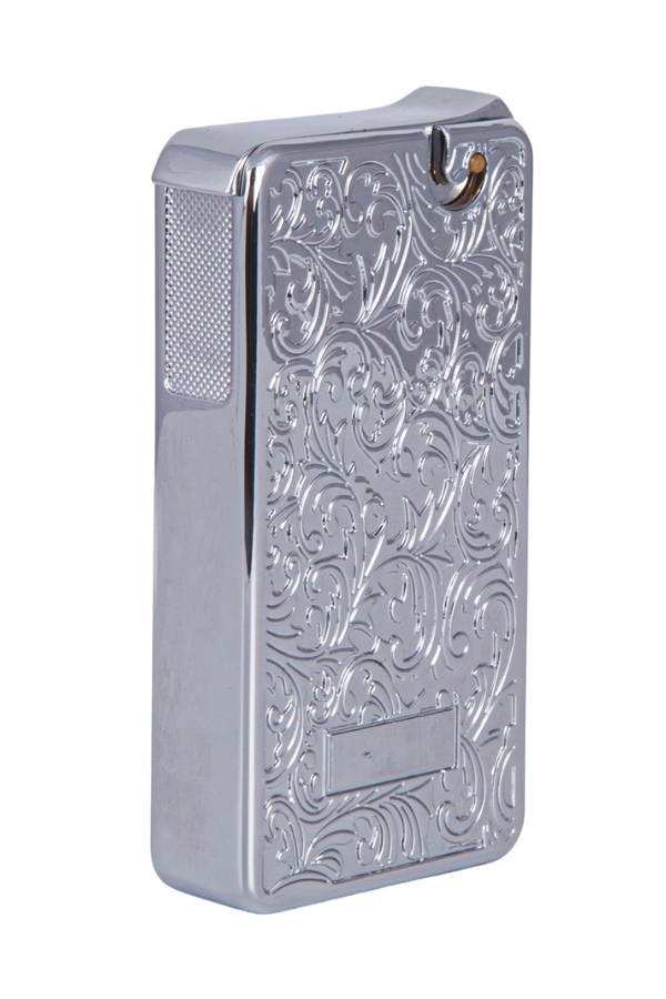 Cohiba Soft Flame Gümüş Desenli Metal Çakmak