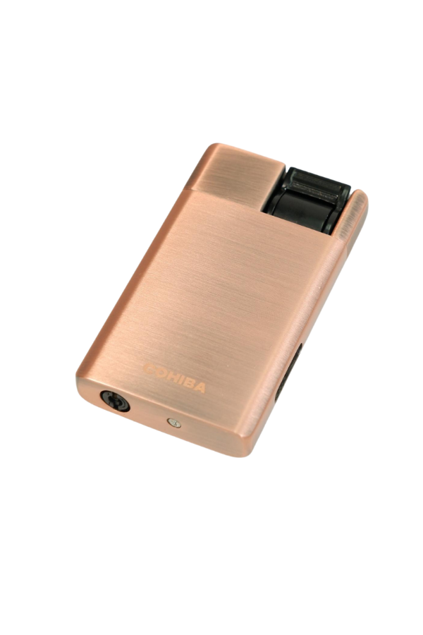 Cohiba Tek Torch Perde Alev Bronz Metal Puro Çakmağı